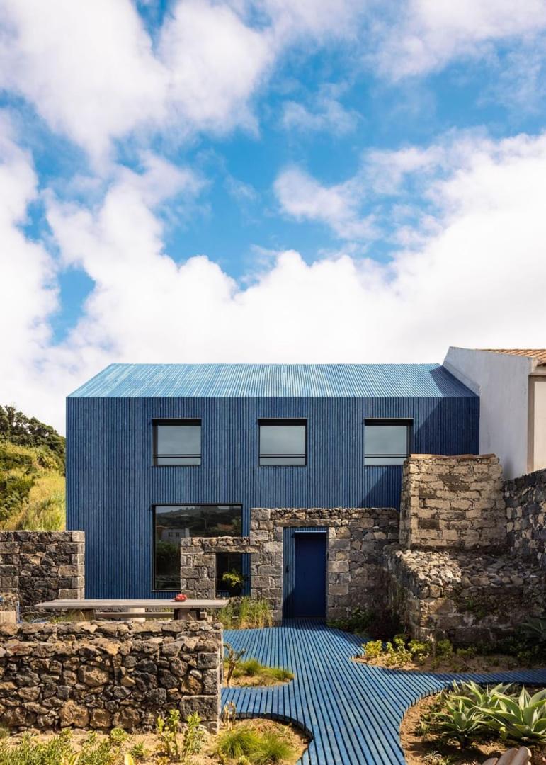 The Blue House Azores Capelas Exteriör bild