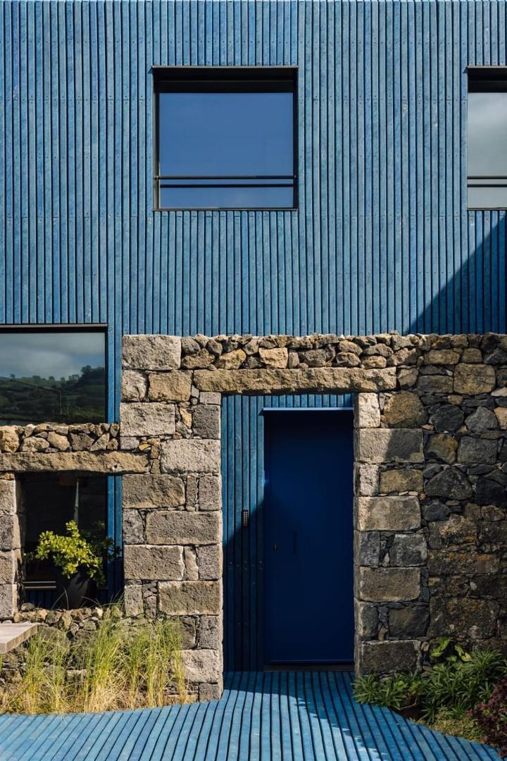 The Blue House Azores Capelas Exteriör bild